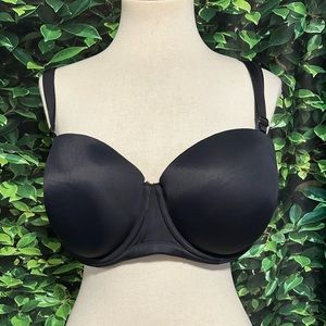 Cacique Multi Way Strap Boost Bra Black Size 40DD